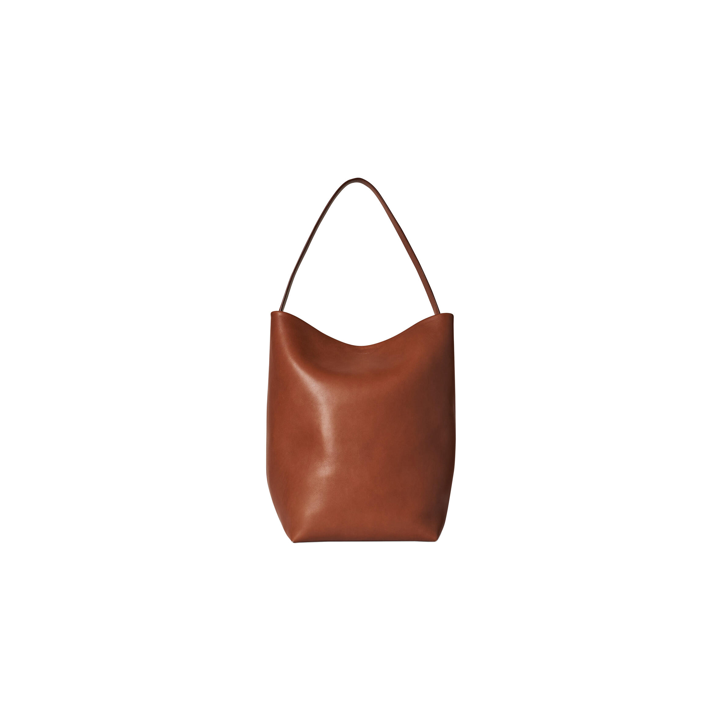 The R0w LARGE NS PARK TOTE BAG IN LEATHER DARK CUIR W1273L72DCPLD (43*38*20cm) Master Quality